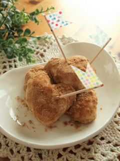 揚げパン風 揚げ焼き豆腐ドーナツ-レシピのメイン写真