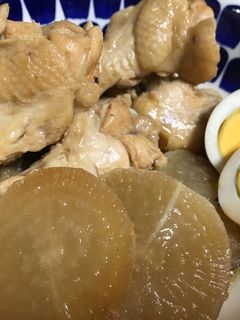 簡単⁂鳥手羽元と大根、卵の煮物⁂-レシピのメイン写真