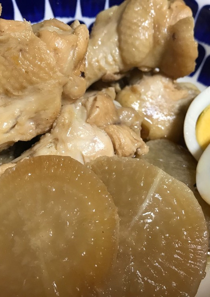 簡単⁂鳥手羽元と大根、卵の煮物⁂-レシピのメイン写真