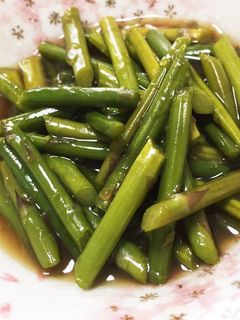 簡単★茅乃舎だしで♪アスパラとろとろ煮-レシピのメイン写真