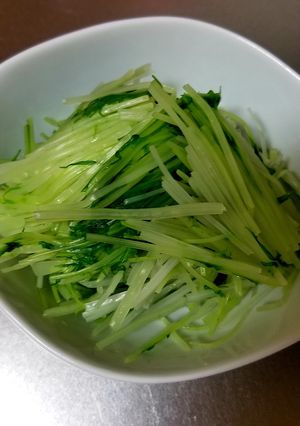 水菜❣ズボラな茹で方Wおひたしに♬-レシピのメイン写真