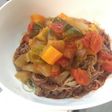 ふるる冷麺ラタトゥイユのせ