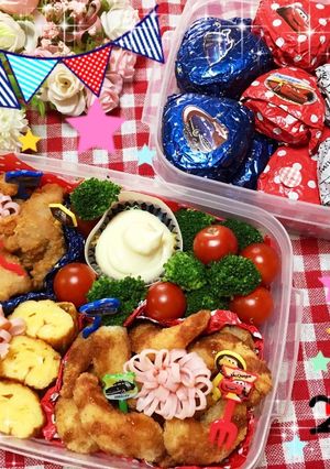 簡単 キャラ弁？カーズお弁当☆遠足運動会-レシピのメイン写真