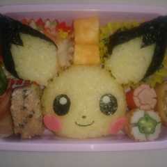 รูปของ キャラ弁　ピチュー