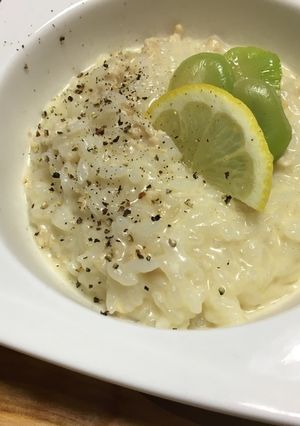 簡単チーズリゾット 鶏ひき肉入り-レシピのメイン写真
