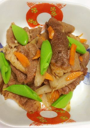 牛肉とゴボウの煮物-レシピのメイン写真