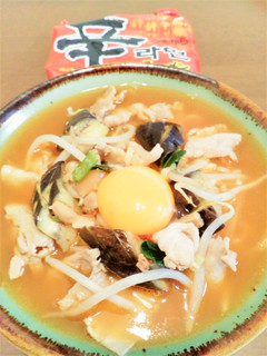辛~い☆炒め野菜のせラーメン-レシピのメイン写真