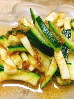 ズッキーニのおかか和え-レシピのメイン写真