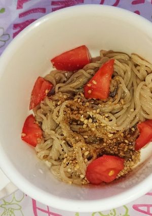子供と食べるビビン冷麺！-レシピのメイン写真