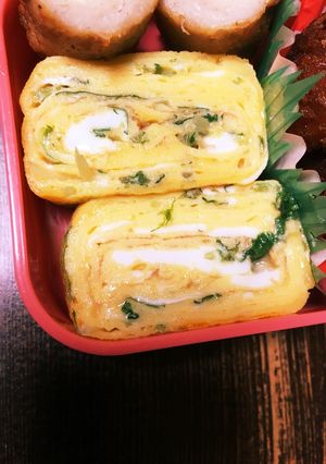 青じそチーズの卵焼き 殻を使う裏ワザ-レシピのメイン写真