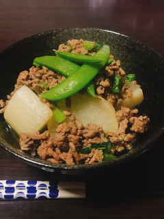 大根と肉そぼろの餡掛け-レシピのメイン写真