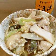 รูปของ ごま油香る☆野菜あんかけ丼