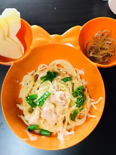 鮭の超簡単クリームパスタ-レシピのメイン写真
