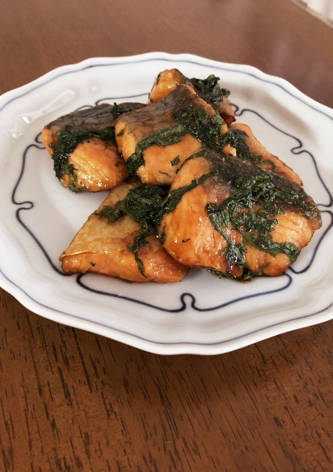 アンチエイジング☆鮭と大葉のてり焼き-レシピのメイン写真