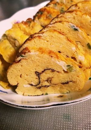 ミョウガ(花)の玉子焼き-レシピのメイン写真