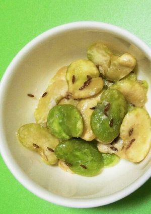 そら豆のクミン炒め-レシピのメイン写真