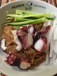 【ふるる冷麺】たこの冷麺-レシピのメイン写真
