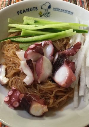 【ふるる冷麺】たこの冷麺-レシピのメイン写真