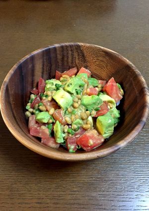 アボカドとトマト納豆のわさび醤油丼-レシピのメイン写真