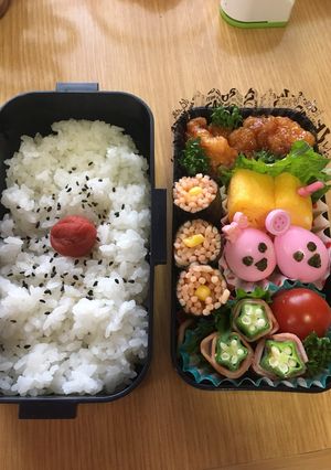 娘のお弁当 ナポリタン海苔巻き-レシピのメイン写真