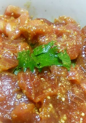 本マグロのどんぶり♪-レシピのメイン写真