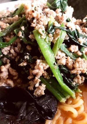 鉄分たっぷり辛ラーメン♪-レシピのメイン写真