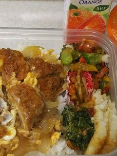 カツ丼弁当-レシピのメイン写真