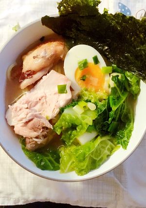 ローストチキンの骨からつくるラーメン-レシピのメイン写真