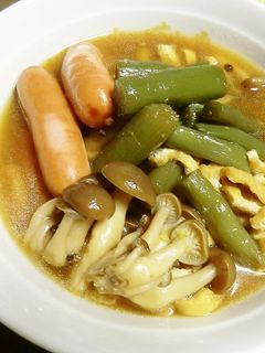 におさく・シメジ・ウインナーのさっと煮-レシピのメイン写真