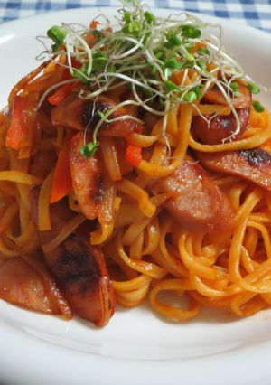 ナポリタン(自家製パスタ麺)-レシピのメイン写真