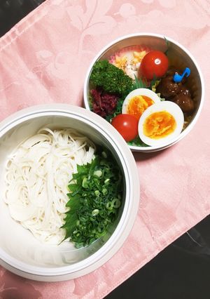 娘のお弁当 そうめんver.-レシピのメイン写真