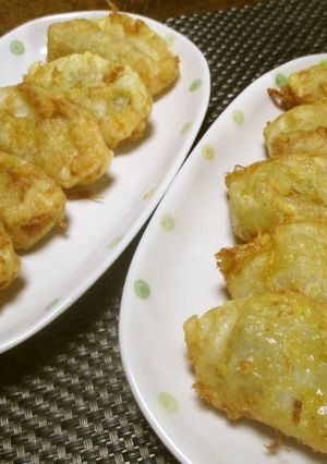 おひとりさまの餃子で揚げピカタ-レシピのメイン写真