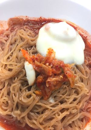 ピリ辛！味噌ふるるビビン麺-レシピのメイン写真