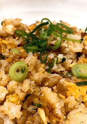 納豆たらこチャーハン-レシピのメイン写真