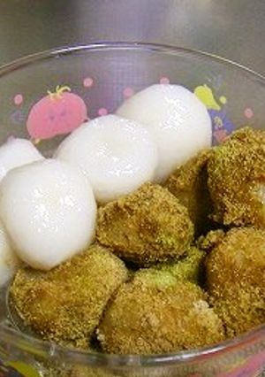 涼風シンプル白玉団子＆抹茶白玉団子！-レシピのメイン写真