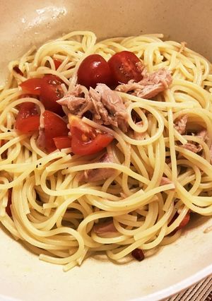 QC・基本の冷製パスタ(ペペロンチーノ)-レシピのメイン写真