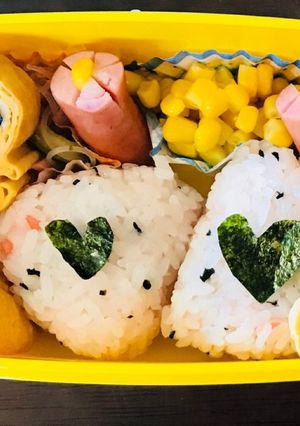 卵焼きで簡単キャラ弁☆-レシピのメイン写真