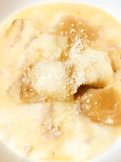 母親の介護食・嚥下食に玉子ベーコンパン粥-レシピのメイン写真