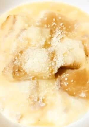 母親の介護食・嚥下食に玉子ベーコンパン粥-レシピのメイン写真