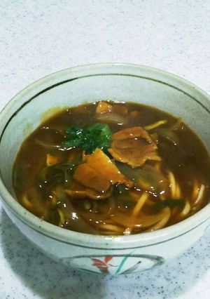 我が家のカレーうどん-レシピのメイン写真