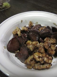 鶏レバーと胡桃の甘辛煮♪-レシピのメイン写真