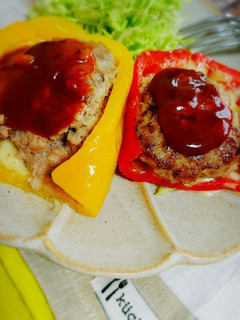 絶品!とろ~りチーズとパプリカの肉詰め-レシピのメイン写真
