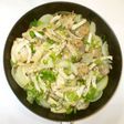 鶏肉とエリンギの酢にんにく炒め♪サッパリ