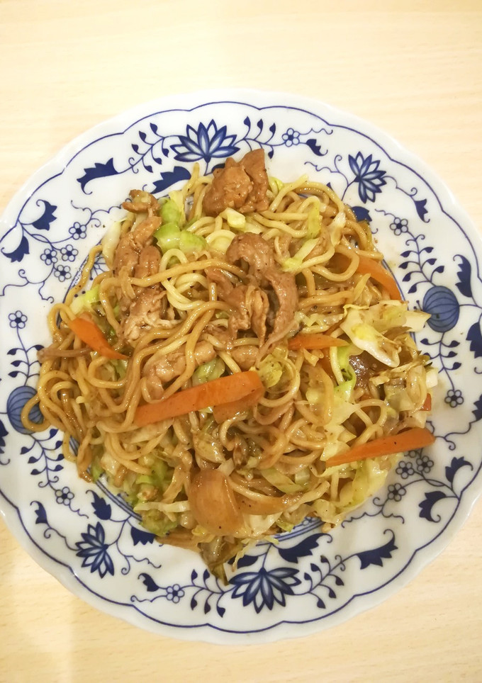 野菜炒めからの焼きそば-レシピのメイン写真