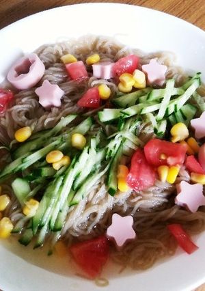 夏の夜空☆ふるる冷麺-レシピのメイン写真
