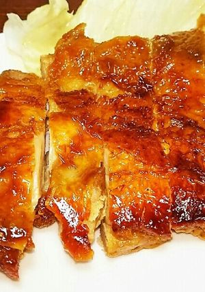 クリスマスに！パリパリ飴色もも照り焼き-レシピのメイン写真