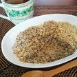 レンジで簡単☆ごまときな粉のオートミール