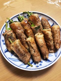 行者にんにくの野菜肉巻き☆-レシピのメイン写真