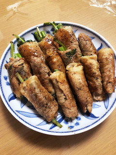 行者にんにくの野菜肉巻き☆-レシピのメイン写真