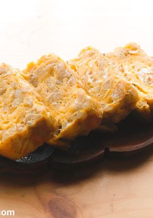 ごま油香る！そばの実入り卵焼き-レシピのメイン写真